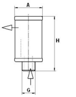 0106970 - LE1007 Luftentöl-Element