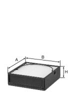 0107234 - PU84 Kraftstoff-Filterelement