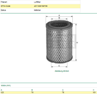 0101278 - C1369 Luftfilter-Element