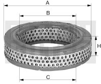 0104826 - C1555/6 Luftfilter-Element