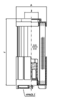 0103874 - R622C25 Filterelement für Rücklauffilter