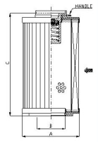 0104298 - R160T60B Elément filtre de retour