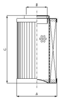 0102991 - DHD75G10B Elément de filtre à pression