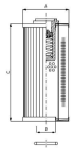 0102995 - RLR70B40B Filterelement für Rücklauffilter